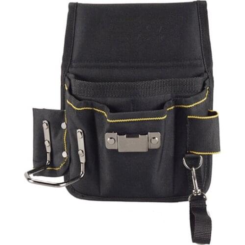 Multi Pockets Tool Waist Bag Waterproof Repair Electrical Tool Bags 600D Oxford Cloth