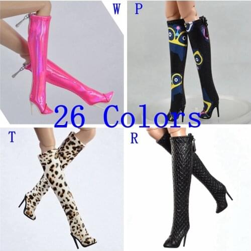 Fashion Trendy Royalty ⅡFR2 FR6 Nuface Boots Shoes Long Tubes Mirror Matte Real Zipper For Mostly Body Figures Accessories