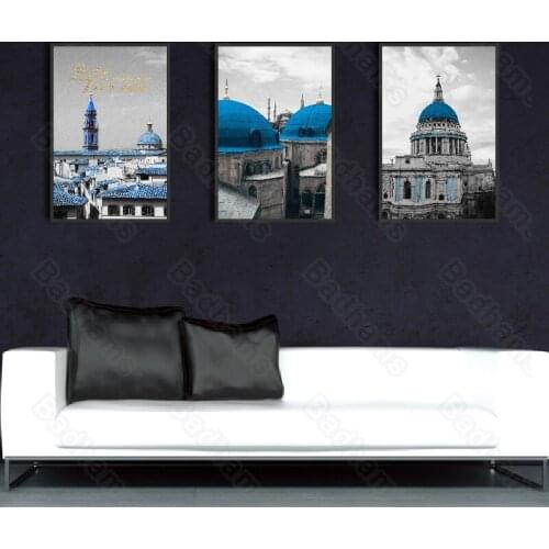 Nordic Style Living Room Castle Decoration Painting Simple Architecture Bedroom Mural Porch Corridor Background Wall Painting