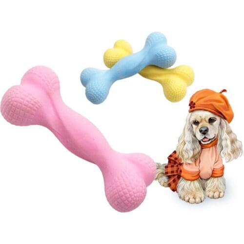 2020 New Arrival Pet Products Dog Chew Toy Pet Molars With TPR Foaming Material Dog Bone Toy