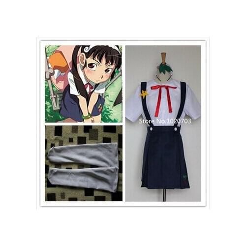 New Monogatari Nisemonogatari Bakemonogatari Onimonogatari Mayoi Hachikuji Mayoi Jiangshi Cosplay Costume