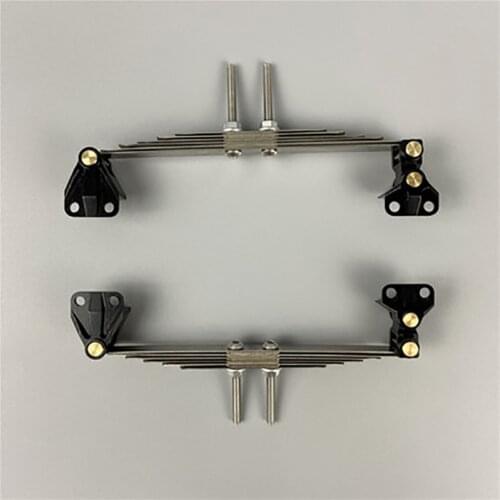 Metal Unpower Front Axle Suspension For 1/14 Tamiya RC Car Tow Drag Trailer Truck Man Scania Upgrade Parts