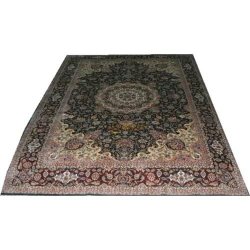 Carpet wool Silk Persian Oriental woven Living Room Pattern