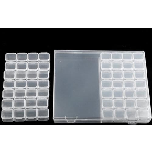 8/56/336Grids Diamond Painting Box Storage Sticker Box Tool Diamond Embroidery Accessories Bead Organizer Storage Case Container