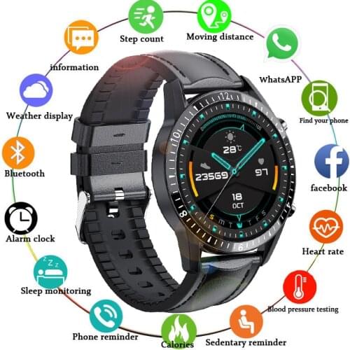 Bluetooth Phone Smart Watch Men Waterproof Sports Fitness Watch Health Tracker Weather Display 2020 New smartwatch Woman