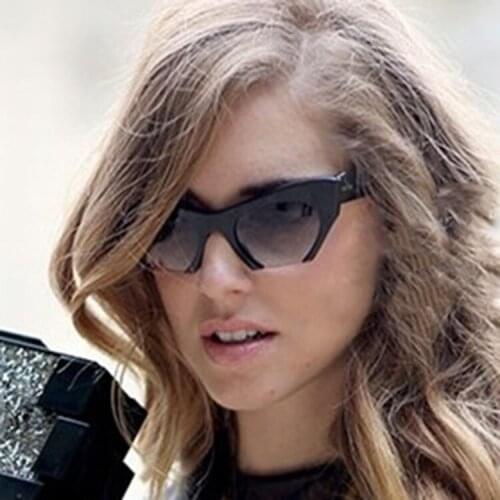 Cool Classic Cat Eye Sunglasses Women Vintage Oversized Gradient Sun Glasses Shades Female Luxury Designer UV400 Sunglass