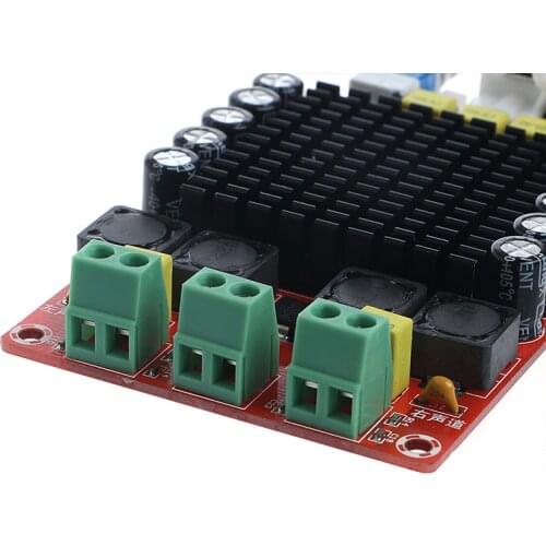 TDA7498 2x100W Digital Power Amplifier Board Class D Dual Audio Stereo DC 14-34V Drop Shipping Support