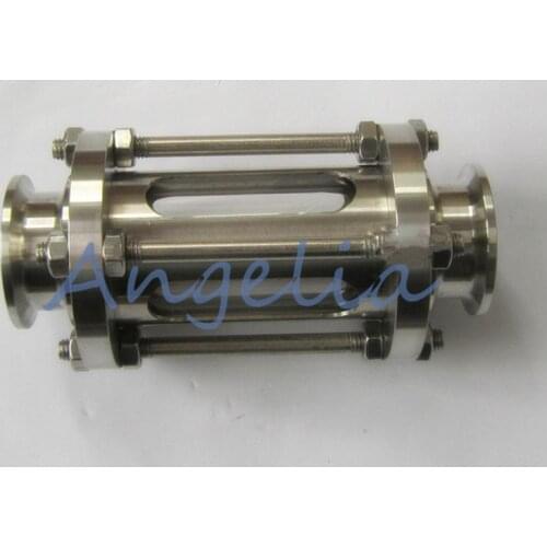 3-1/2" Flow Stainless Steel 304 Tri Clamp Sanitary Sight Glass OD 106mm With Protective Cover