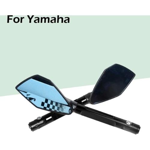 For Yamaha Sports Car Scooter CNC Rearview Mirror Aluminum Alloy Rearview Mirror Motorcycle Modification Accessories