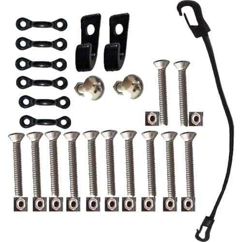 1 Set Deck Rigging Kit Accessory Replacement Parts for Kayaks Canoes and Boats