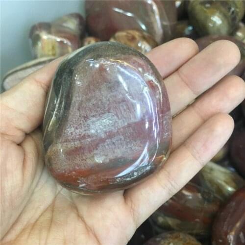 1pcs natural stones and minerals wood fossil stone tumbled stones healing crystals play stones for home decoration