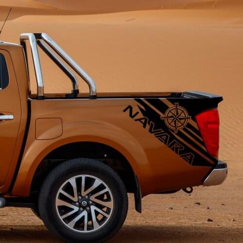 Car decals 2 Pcs/set rear tail trunk side stripe graphic vinyl car sticker for NAVARA NP300 2014 2015 2016 2017 2018 2019