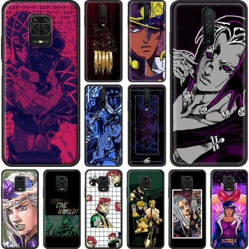 JoJos Bizarre Adventure JoJo Anime Phone Case For Xiaomi Redmi Note 9S 9 8 7 10 Pro 8T 9C 9A 8A Soft Silicone Smart Cover Funda