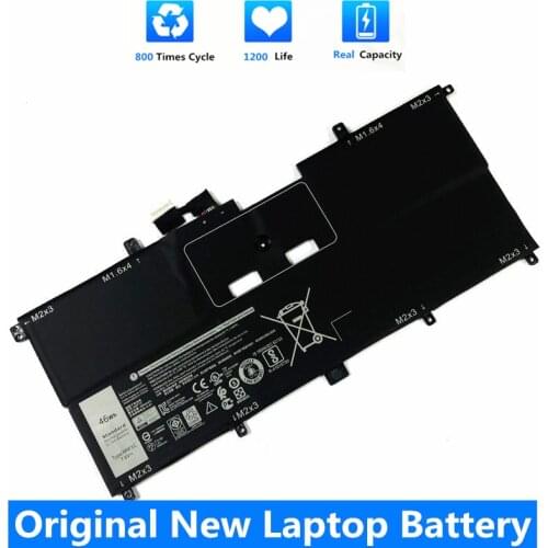 CSMHY NEW 7.6V 46Wh 5940mAh NNF1C Battery Apply to Dell XPS 13 9365 HMPFH Series XPS13-9365-D1805TS N003X9365-D1516FC Laptop