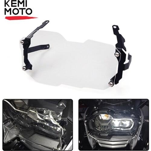 For BMW R1200GS LC Adventure LED Headlight Protector Guard Lense Cover for BMW GS 1200 GS LC Adventure 2013-2018 Headlight Grill