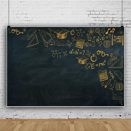 Blackboard Formula Students Backdrops Photography Hanging Flag Party Artistic Photo Background for Shooting Decor