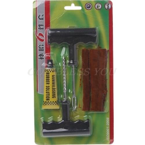Tire Repair Tools Auto Car Tubeless Tyre Puncture Plug Tire Repair Motorcycle Bike Cement Tool Kit Drop Shipping