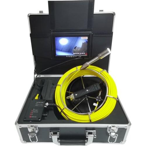 20m Cable 7inch 23mm Pipe Sewer CCTV Video Camera with 12pcs LEDs Drain Inspection Endoscope System 1000tvl