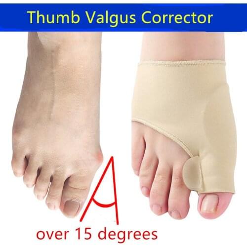 1Pair Big Bone Orthopedic Bunion Correction Pedicure Socks Silicone Hallux Valgus Corrector Braces Toes Separator Feet Care Tool