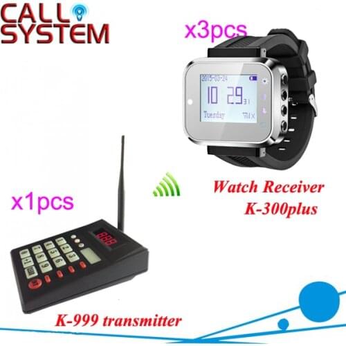 Kitchen Calling System Waiter wrist pager and Cooker pager transmitter