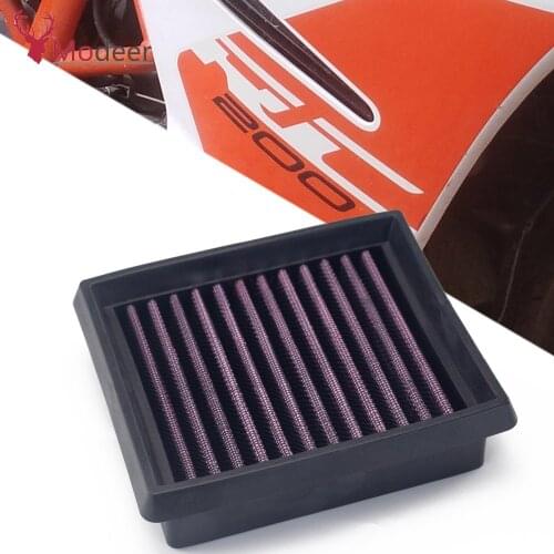 Motorcycle Air Filter Reuseful Element Cleaner For KTM RC125 RC390 2014-2019 RC200 2014-2018 RC 125 200 390 2015 2016 2017
