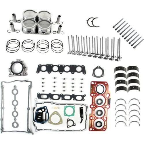 Piston Ring&Engine Head Gaskets Valves Bearing Bolts Rebuild Kit Fit For VW Jetta Golf GTI AUDI A4 TT 1.8T AWP