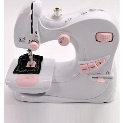 Real life escape room sewing machine Household Mini Electric Sewing Machine with Catcher Desktop Two-needle Sewing Machine