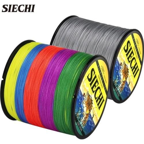 SIECHI 500M 4 Strand 20-83LB Carp Fishing Braided Fishing Line 8 Strand 20-88LB Multilament Braid Line for Lake/River Fishing