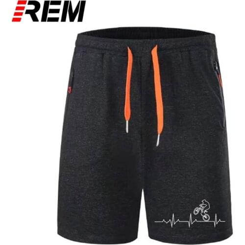 REM X-Games Bikes Heartbeat short pants Custom Short Sleeve For Men Hip Hop Brand Cotton panties