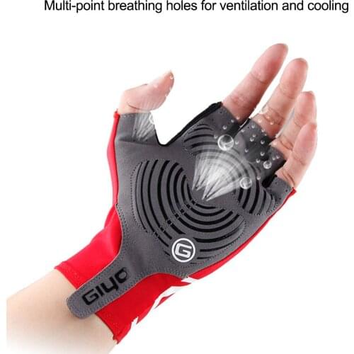 Cycling Half-finger Gloves Non-slip Racing Road Cycling Gloves Shock-Absorbing Breathable Motorcycle Mountain Bike Gloves