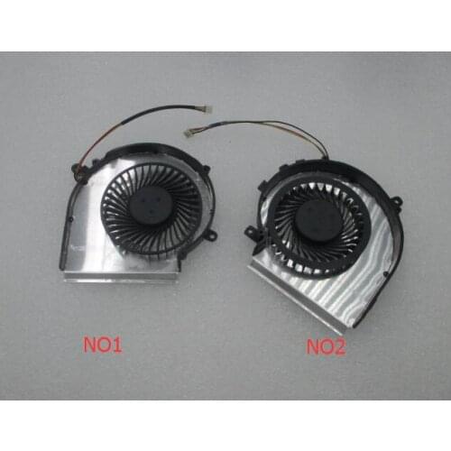 CPU AND GPU Cooling Fan For MSI GE72 GE62 PE60 PE70 GL62 GL72 2QD 2QE 2QF PAAD06015SL 3pin 0.55A 5VDC N303 N302