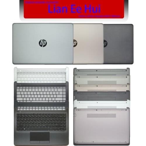Screen back shell frame palm rest With keyboard bottom shell for HP 14-CF 14S-CR 14-DK laptop upper cover L24469-001 L24466-001