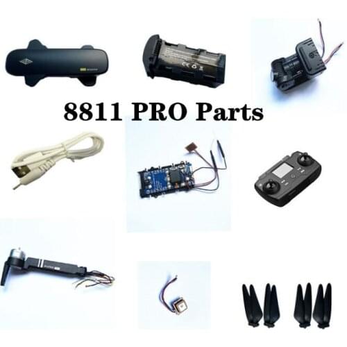 8811PRO 8811 PRO RC drone spare parts main board Geomagnetic module blade Remote control GPS shell Charging line arm camera