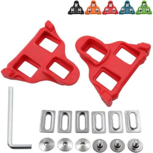 MTB Road Bike Pedal Highway-Riding Shoes Parts Bicycle Self-Locking Pedal Cleats Set Compatible Bike Accessories For Shimano