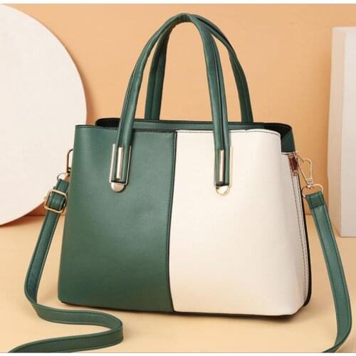 Famous Women Bags Red White Female Handbags High Quality PU Leather Shoulder Bag Women Patchwork Designer Crossbody bags