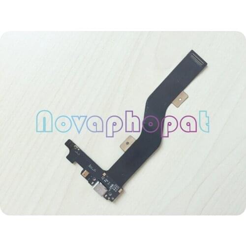 Novaphopat For Letv Le One S 1S X500 USB Dock Charging Port Charger Connector Flex Cable With MIC Microphone ; 10pcs/lot