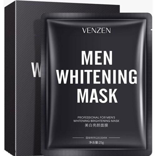 10 Pcs Moisturizing Refreshing Oil Control Facial Mask For Men Care Repairing Whitening And Brightening Elastic Firm Skin