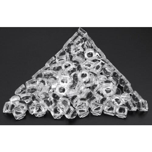 100PCS Lens for 5050 LED WS2812 APA102 WS2811 SK6812 30 60 140 Degree Angle Lens Transparent