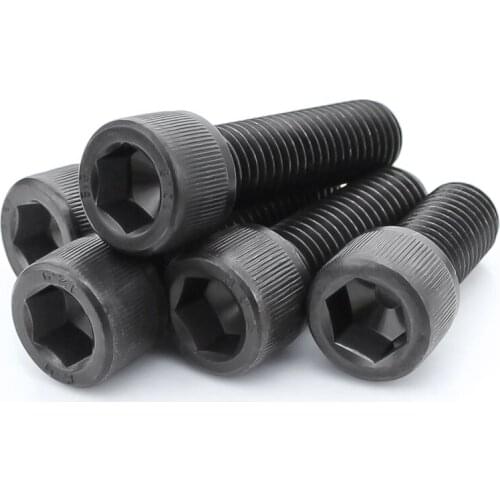 12.9 high strength hex socket screw cylinder head hex socket bolts M3M4M5 cup head screws