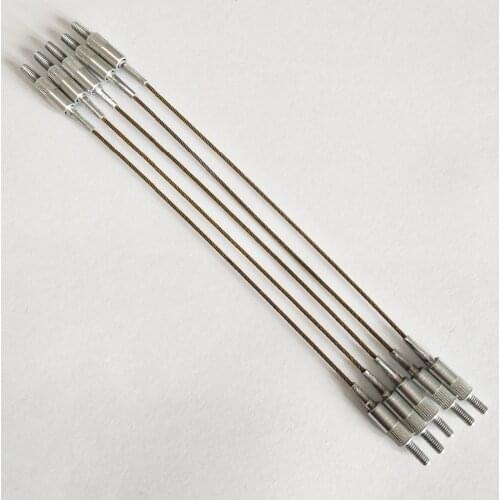 5x 4/4 Violin Tailgut Steel Material Durable High Strength