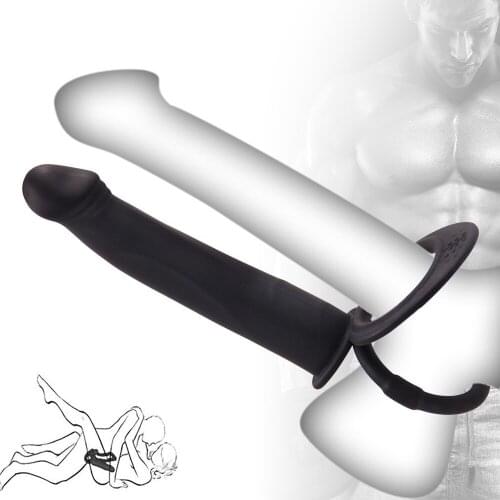Anal Plug Vibrator Wearable Butt Plug Cock Ring 10-frequency Silicone G-spot Stimulator Scrotum Ring Sex Toys for Men Couples