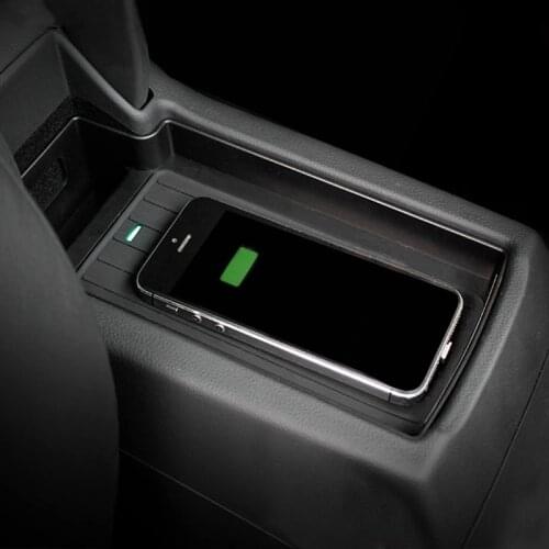 15W car QI wireless charger for Audi Q3 2013 2014 2015 2016 2017 2018 phone charger charging board armrest box charging holder