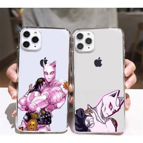 JOJO 39 s Bizarre Adventure Japanese Phone Case Transparent soft For iphone 5 5s 5c se 6 6s 7 8 11 12 plus mini x xs xr pro max