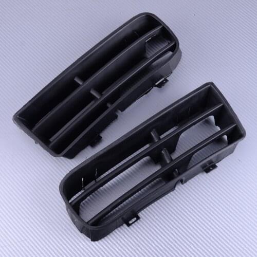 CITALL 1Pair Black Left Right Side Front Lower Bumper Grill Grille Fit For VW Golf Mk4 1999 2000 2001 2002 2003 2004 2005