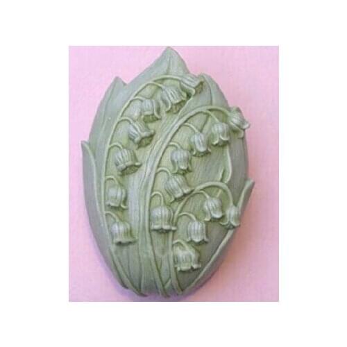 Soap mold/handmade soap mold/silicone mold/soap die/silica gel soap die lilies of the valley