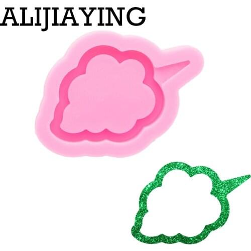 DY0877 Gloss Cloud shape Diy Jewelry Craft Tool, Polymer Clay Mold Pump Shaker Silicone Mold, Epoxy Resin Shaker