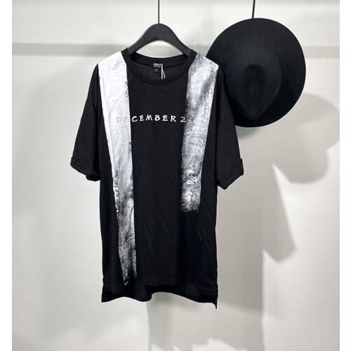 20ss Owen seak Men T Shirt 100% Cotton Gothic Mens Clothing Hip Hop Tops Tees Summer Women Solid OverSize Sweetwear T Shirt