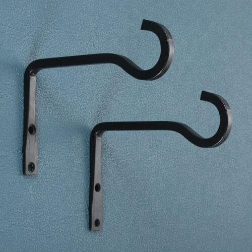 6 inch Bending Iron Flowerpot Plant Home Outdoor Basket Hanger Hanging Bracket Flower Plant Pot Basket Hook Garden Decor 2/1 PC