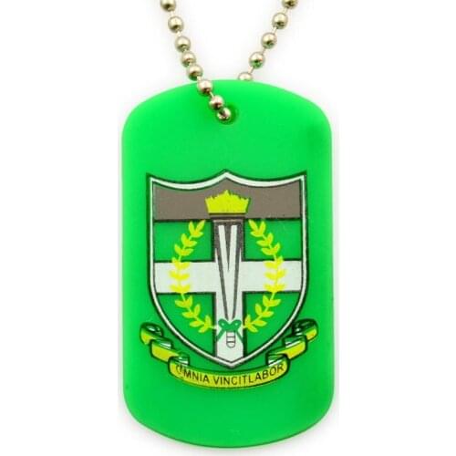 Customised with PVC dog tag