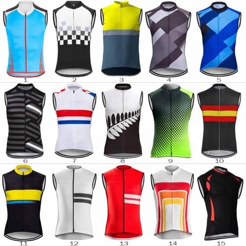 Summer Quick dry breathable Sleeveless Vest Cycling Bicycle MTB Bike Jersey T-Shirt Ride Road Mountain Fashion men jacket
